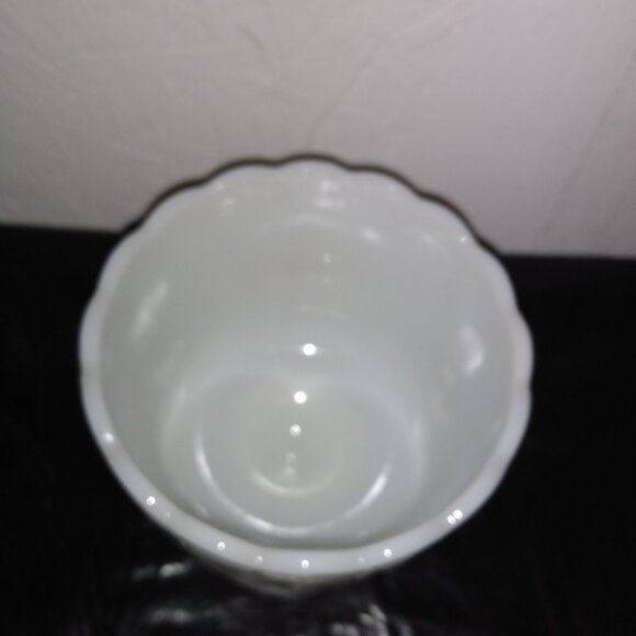 Vintage Milk Glass Vase/Planters - Picture 9 of 15